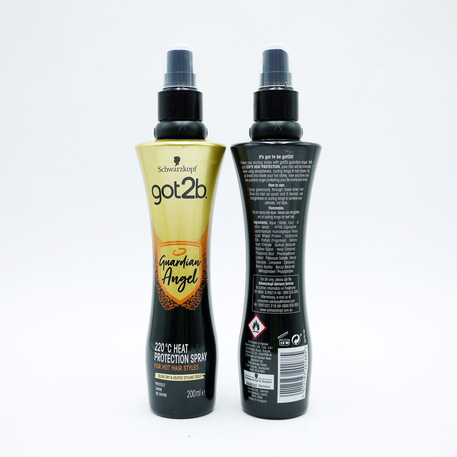 GOT2b Gardian Angel Heat Protector Spray 200ml GOT2b Gardian Angel Heat Protector Spray 200ml